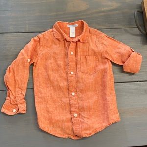 Janie and Jack Linen Shirt Size 3